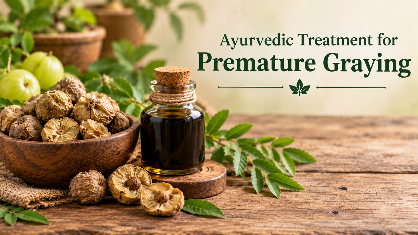 ayurvedic treatment for premature graying